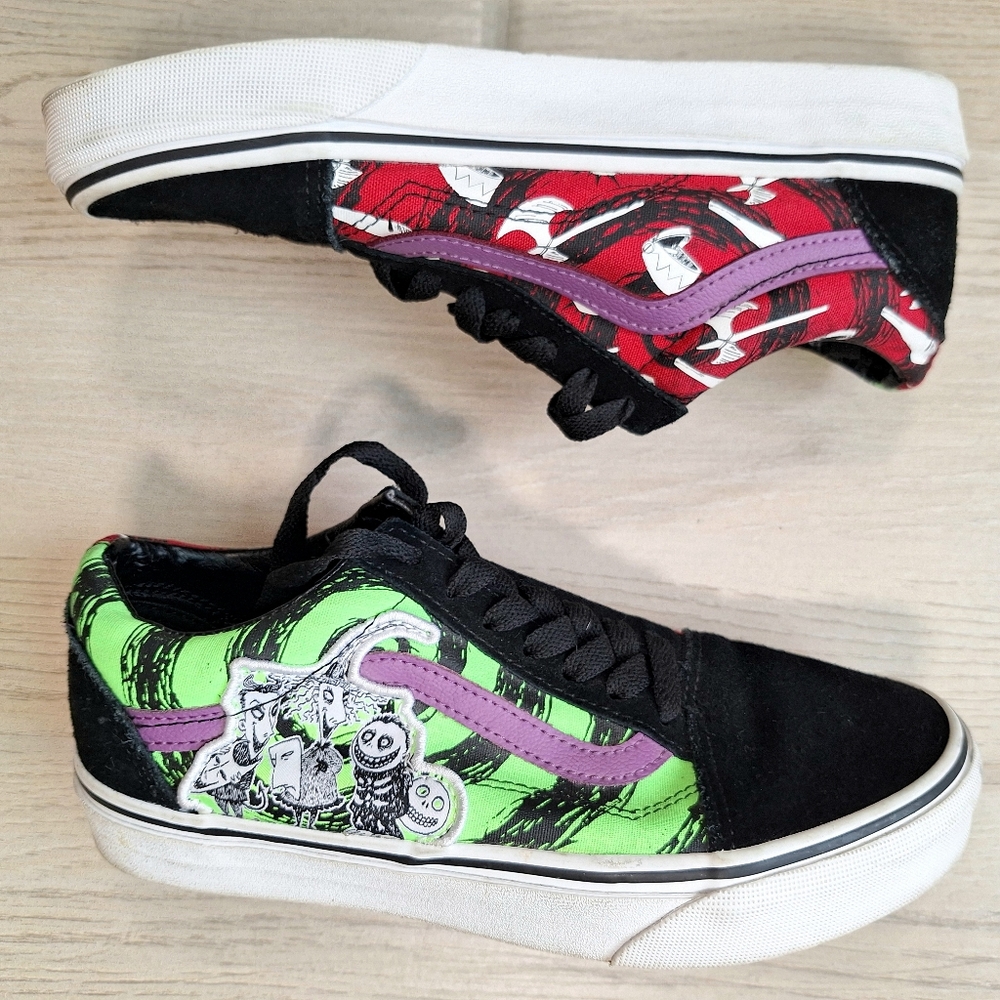 Vans x Disney Old Skool Unisex Nightmare Before Christmas Sneakers- M 5.5/W 7.0